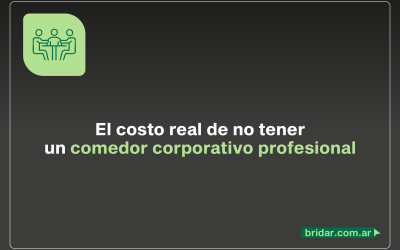 El costo real de no tener un comedor corporativo profesional